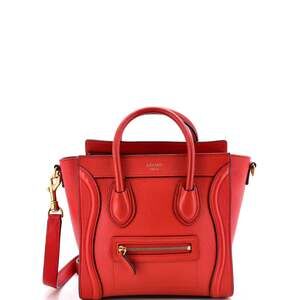 Celine Luggage Bag Grainy Leather Nano #254231C15B